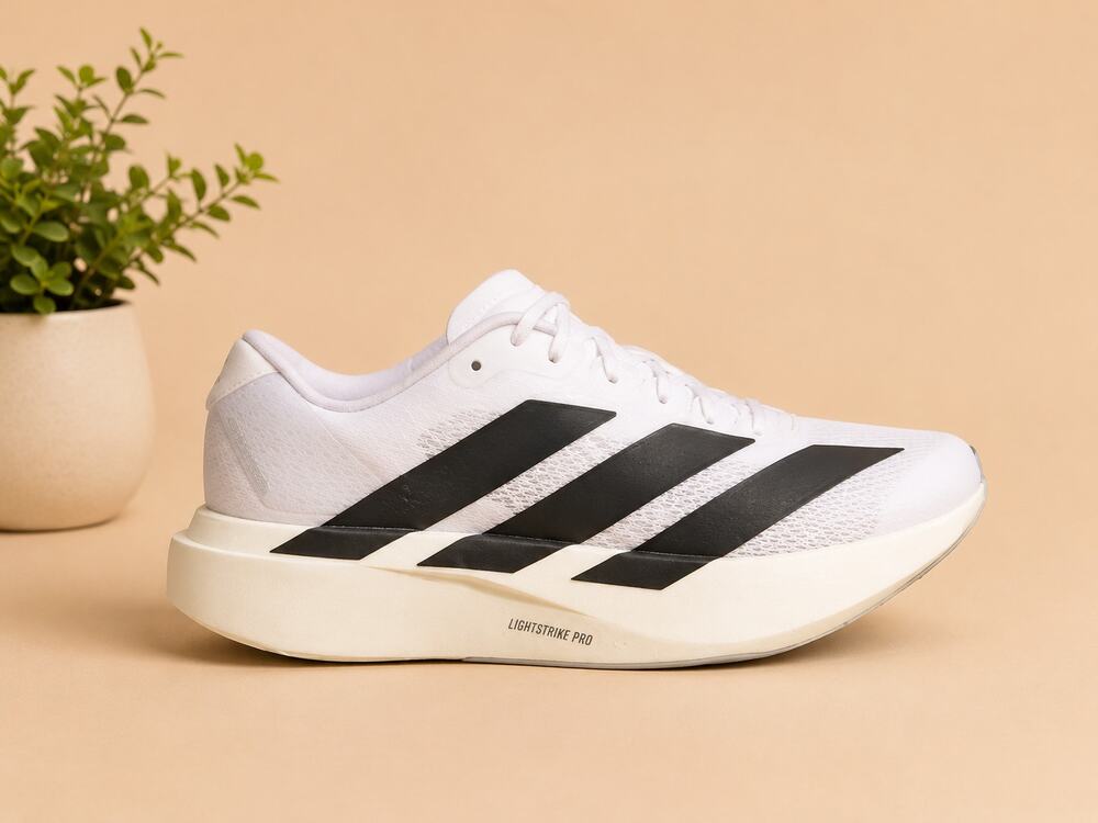 NWT Adidas Women's Adizero Evo SL W FTWR whiteCore Black/FTWR White 5.5 US